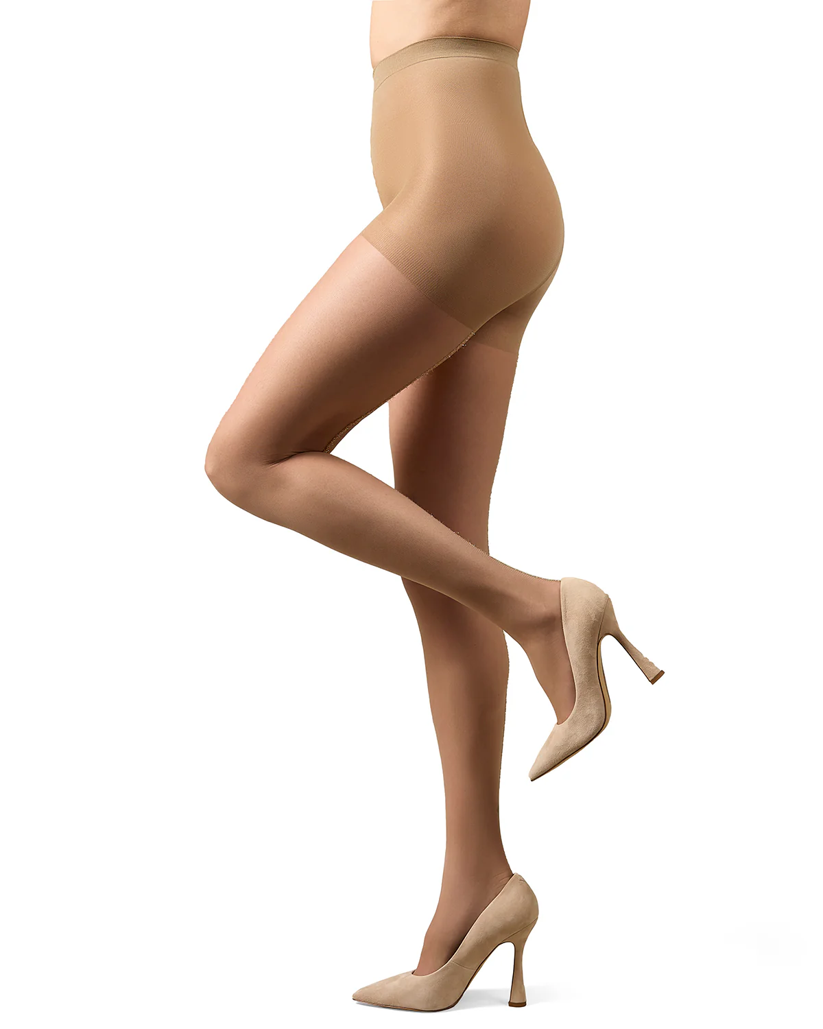 Lurex Backseam Sheer Pantyhose – Image 4