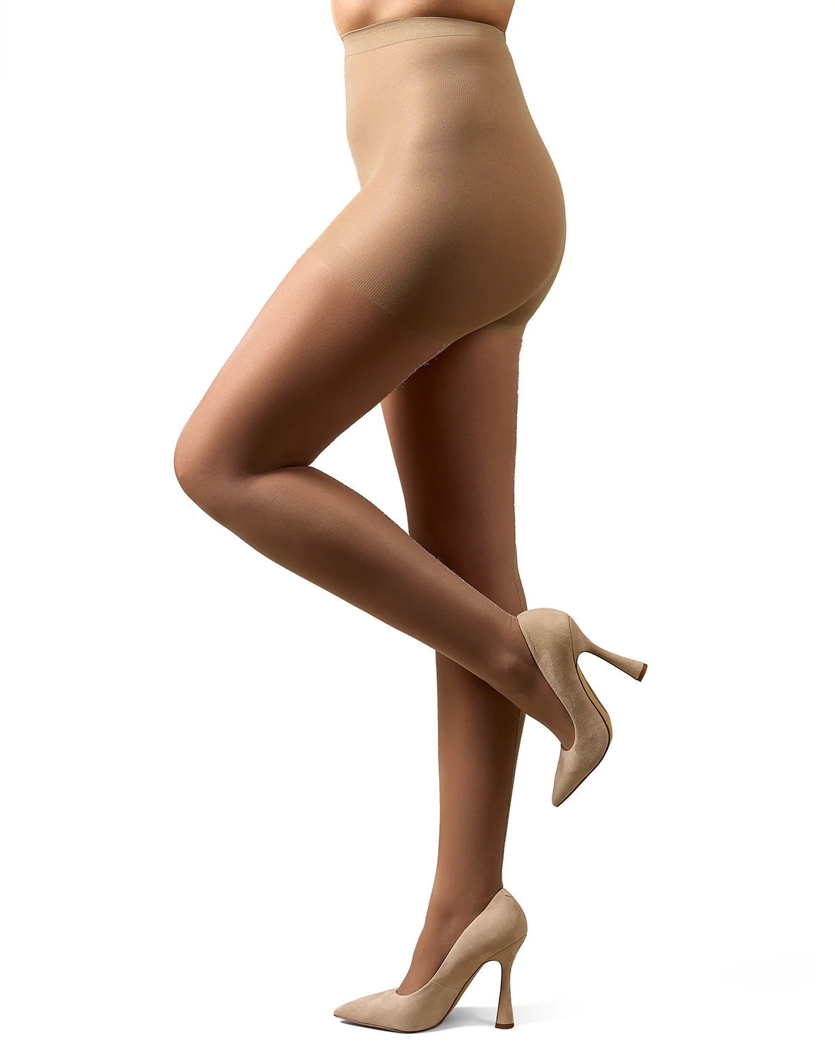 Lurex Backseam Sheer Pantyhose – Image 5