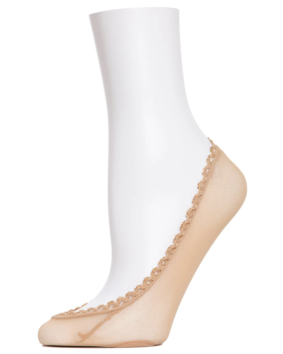 Women's Mesh and Lace No Show Liner Socks – Image 4