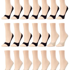 No-Show Micro Liner Open Toe 21 Pack