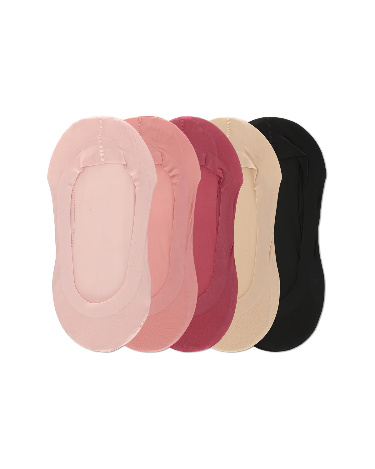 Women's 5 Pair Pack Fine Edge Nylon No Show Liner Socks – Image 7