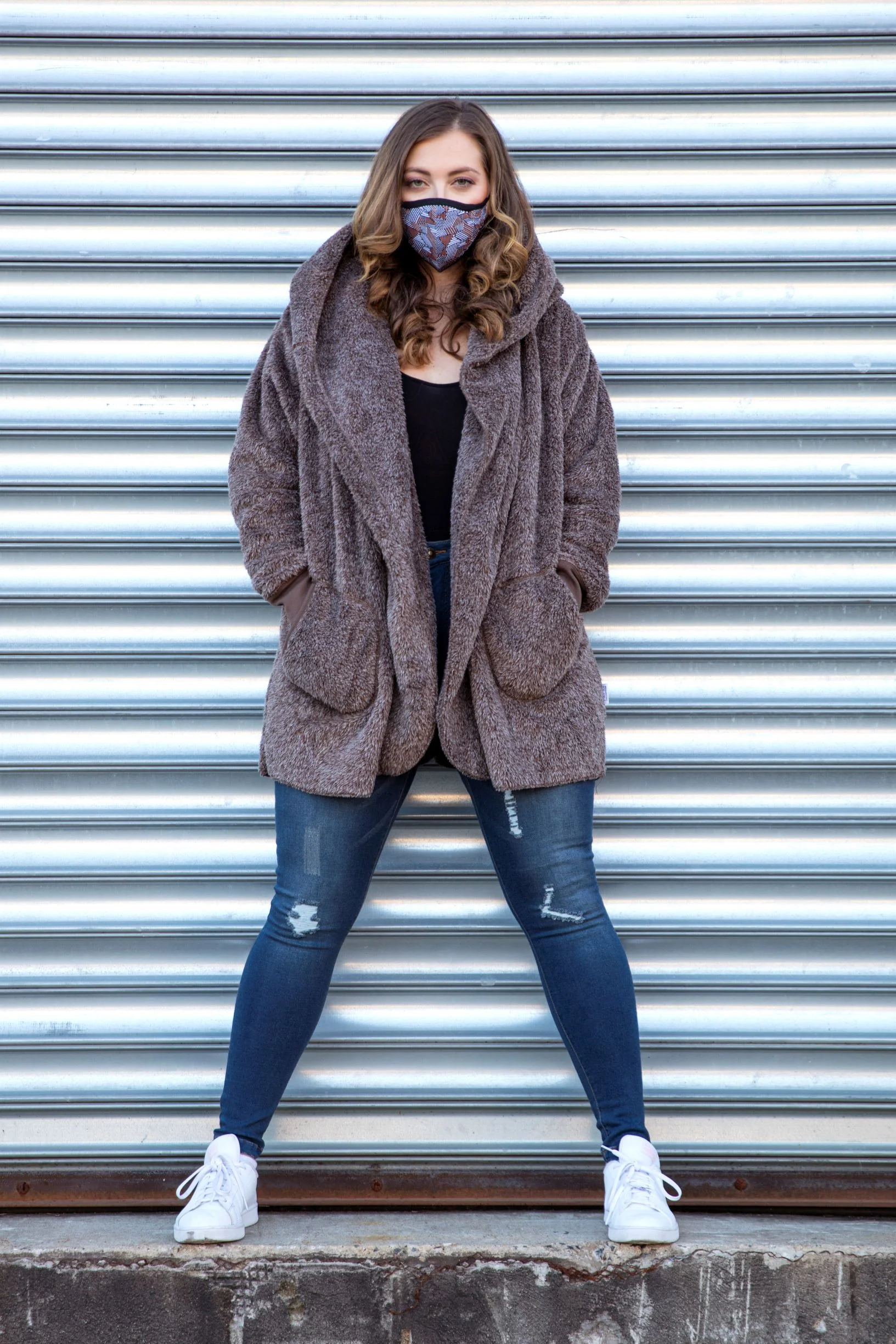 Geometric Print Unisex Face Covering – Image 7