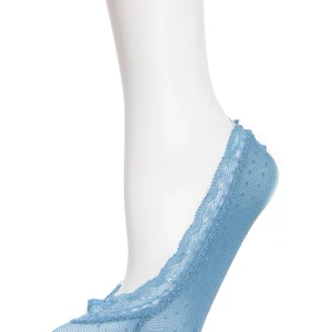 Women's Dotted Lace No Show Liner Socks