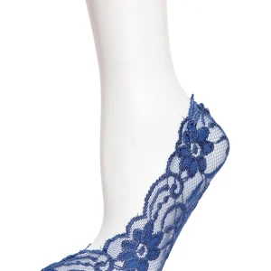 Women's Lacy Floral No Show Liner Socks