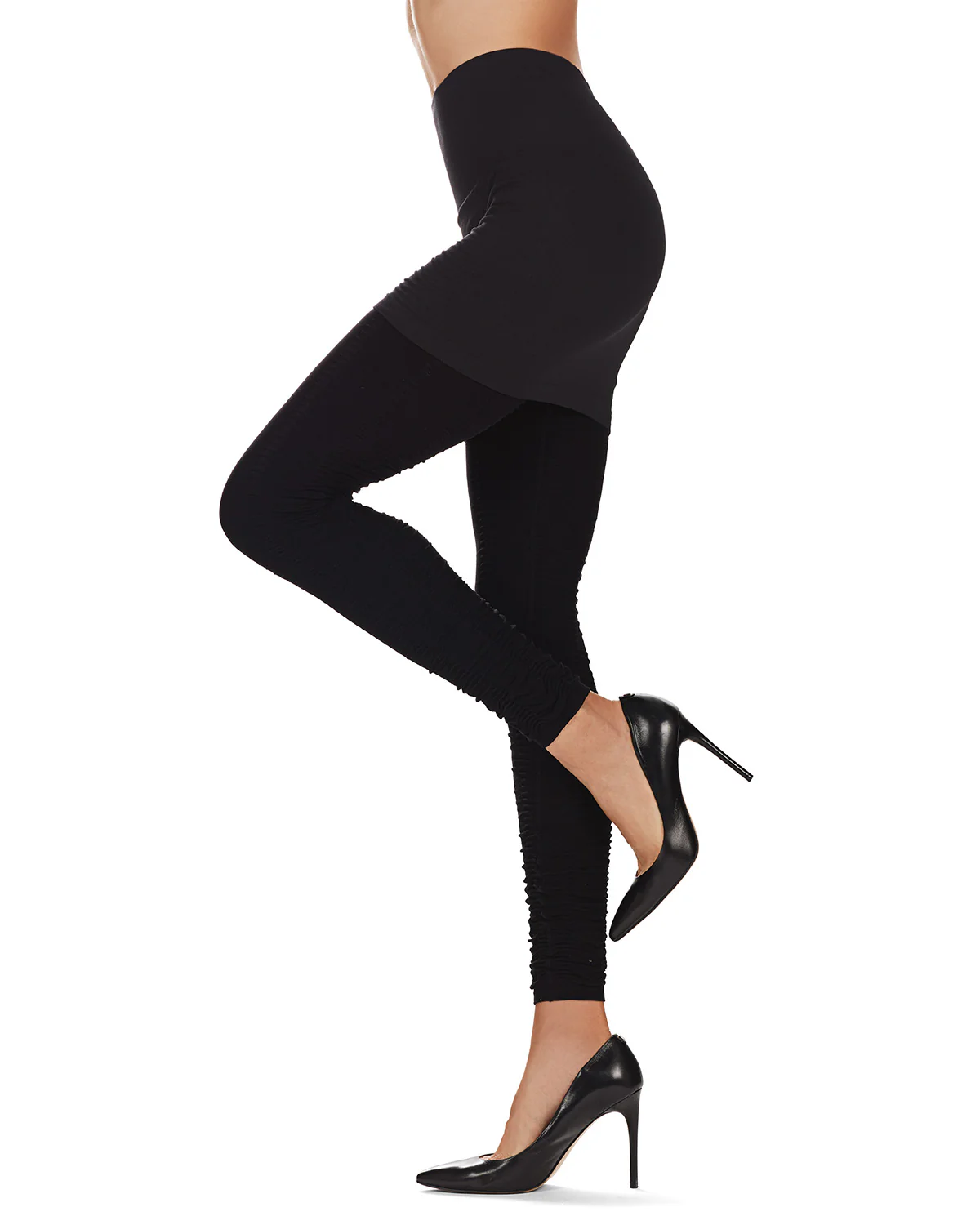 Grinza Capri Workout Skirted Leggings – Image 3