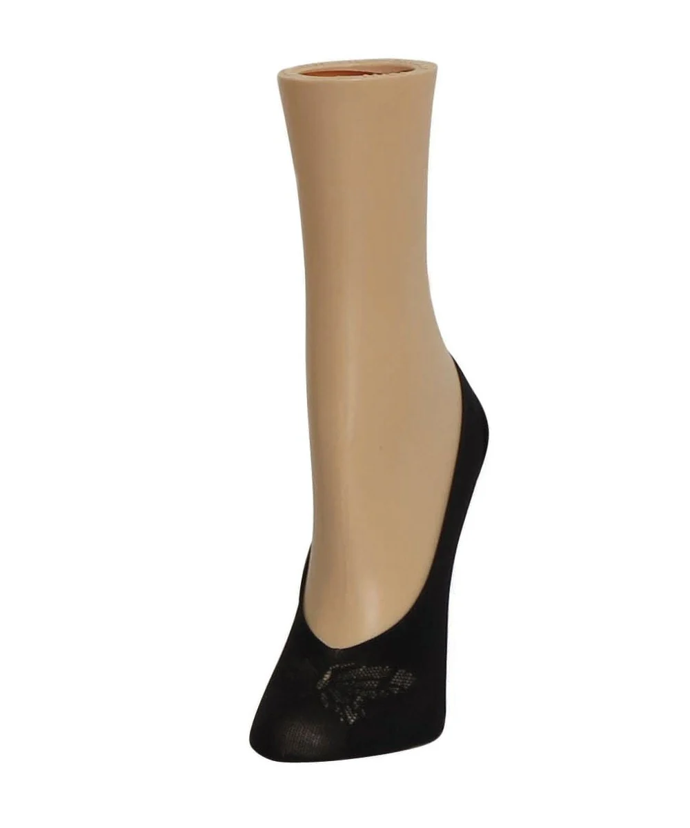 Women's Butterfly Front No Show Liner Socks – Image 2