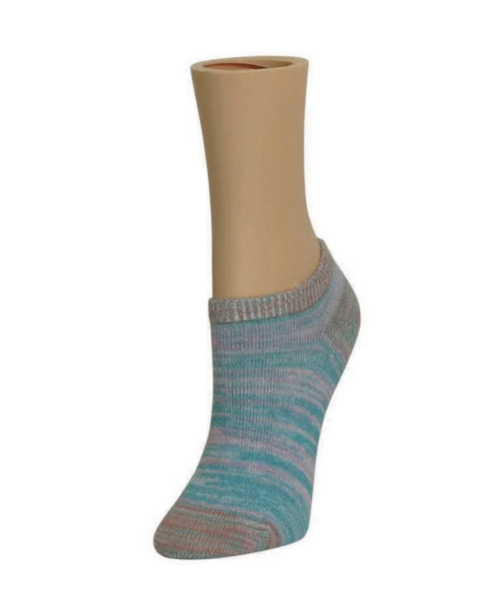 Color Blend Soft-Fit Cotton-Rich Low Cut Socks
