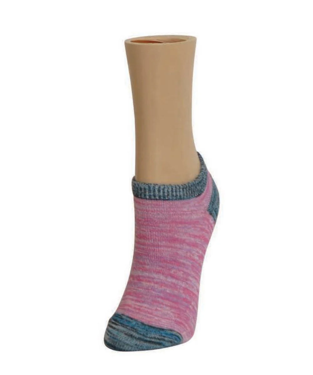 Color Blend Soft-Fit Cotton-Rich Low Cut Socks – Image 4