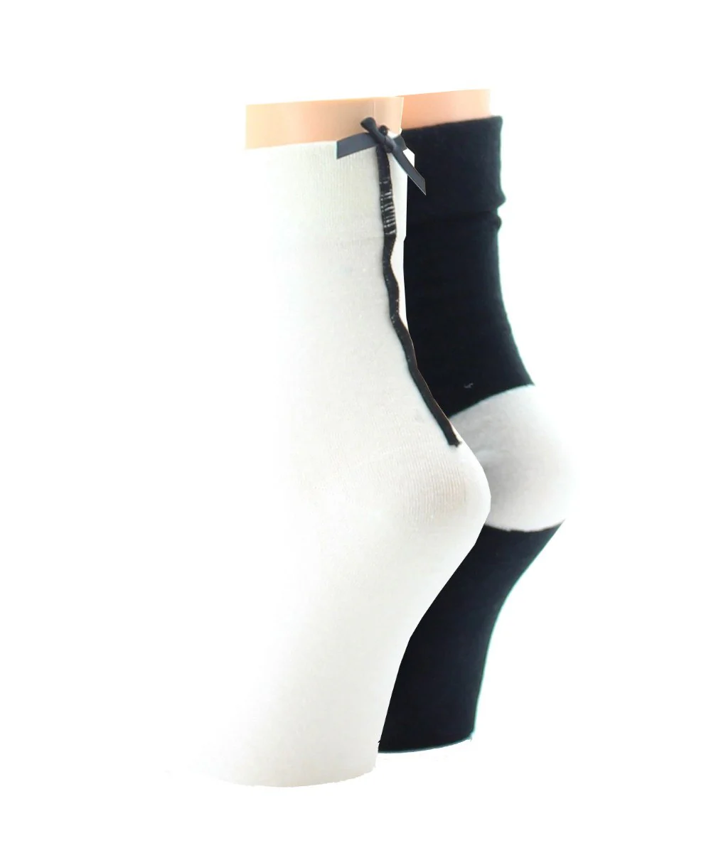 Basic Blend Cotton Ankle Socks 2 Pack – Image 3