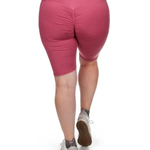 Scrunch Butt Stitch Bum Enhancing Knee Length Athletic Short