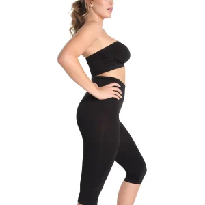 Women's High-Waisted Tummy Control Shaping Capri Leggings