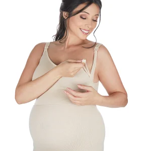 Women's Nylon Maternity Nursing Cami