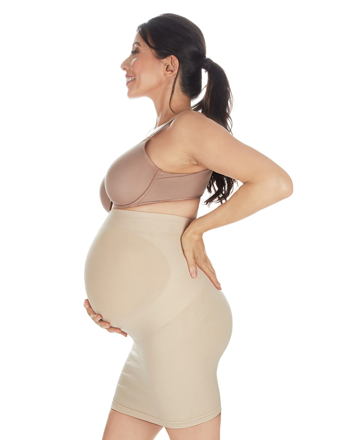 Women's High-Waist Nylon Maternity Slip – Image 7