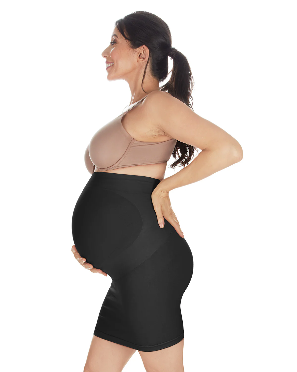 Women's High-Waist Nylon Maternity Slip – Image 9