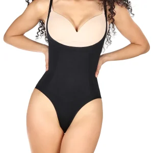 Women's BodySmootHers Open-Bust Bodysuit with Brief