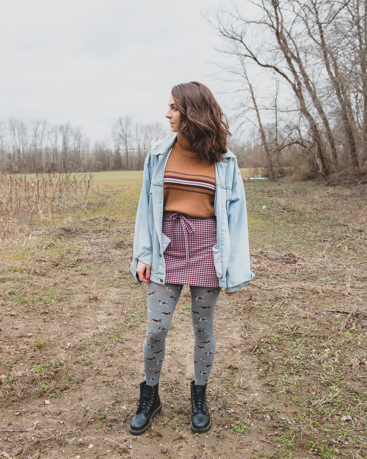 Dog Walker Seamless Sweater Tights – Image 3