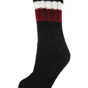 Women's Varsity Chenille Plush-Lined Slipper Socks
