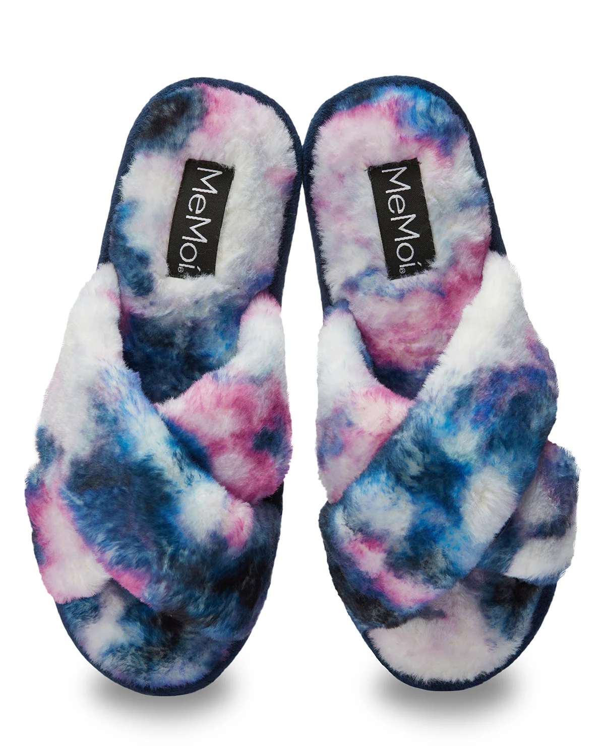 Stardust Tie Dye Plush Slippers – Image 3