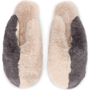 Women's Colorblock Plush Slippers