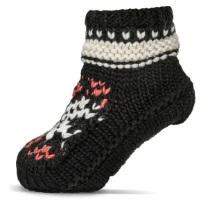 Nordic Flake Recycled Knit Sherpa Lined Lounge Sock