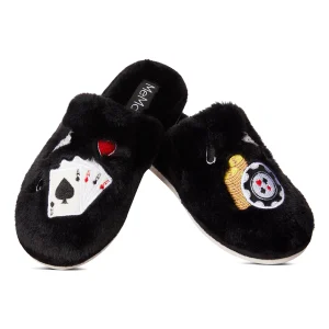Women's Casino Plush Memory Foam Slippers
