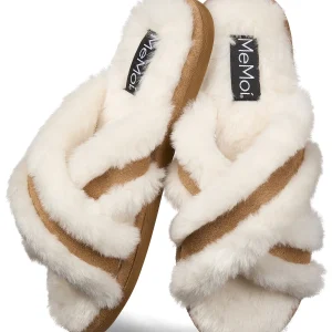 Women's "Serina" Plush Faux Fur Slippers
