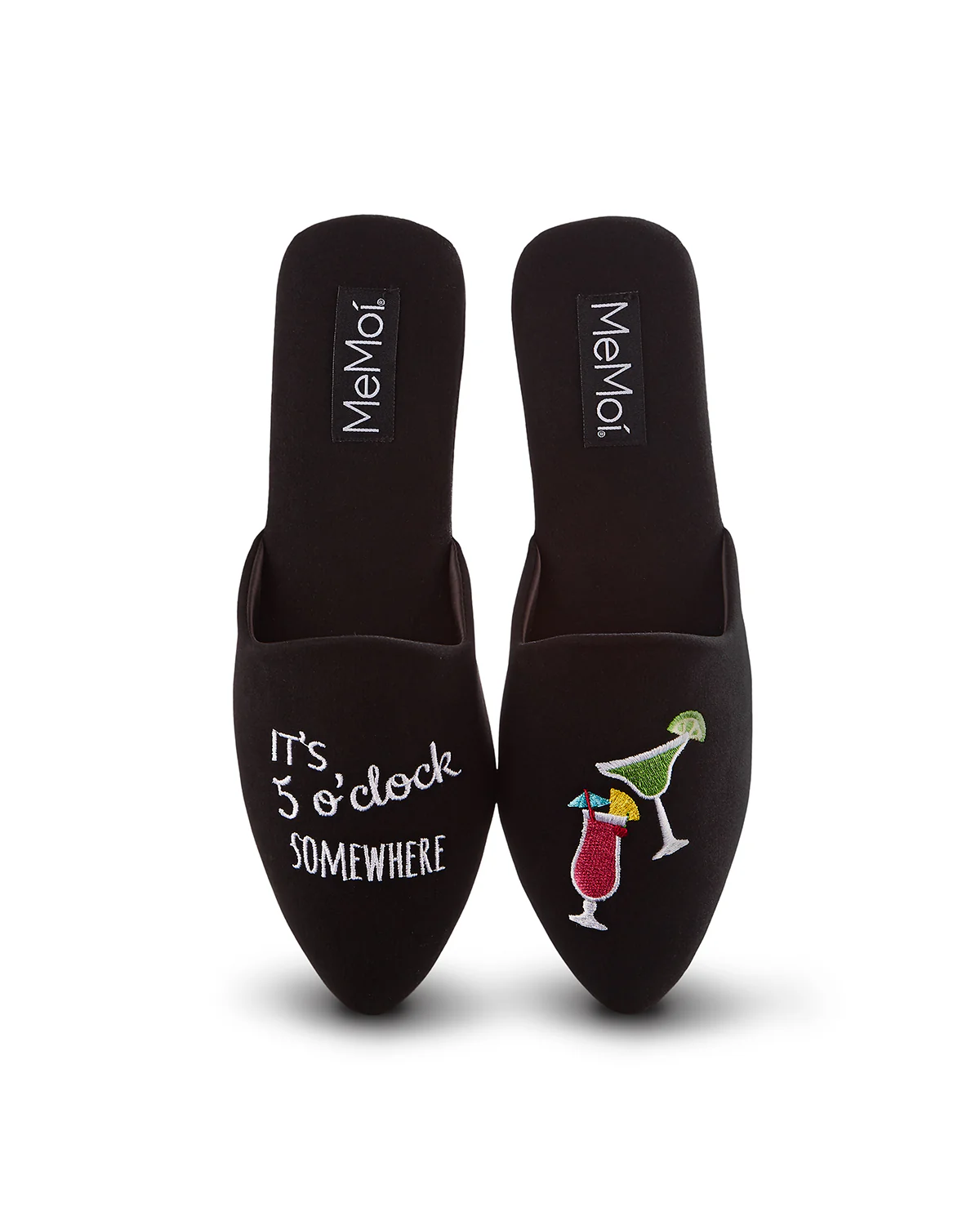 It’s 5 O’Clock Somewhere Closed-Toe Slippers – Image 2