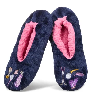 Women's Golf Sherpa Lined Slippers