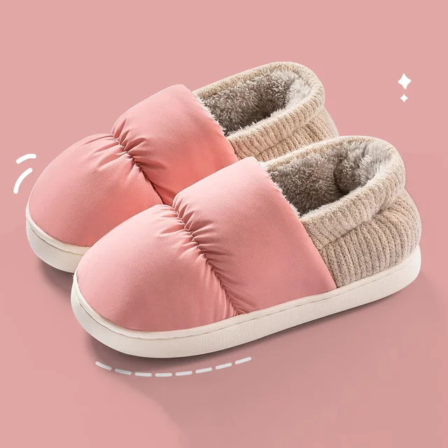 Soft and comfortable plush winter slippers – Image 8