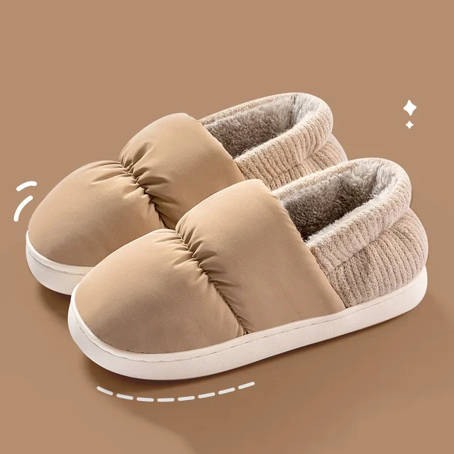 Soft and comfortable plush winter slippers – Image 9