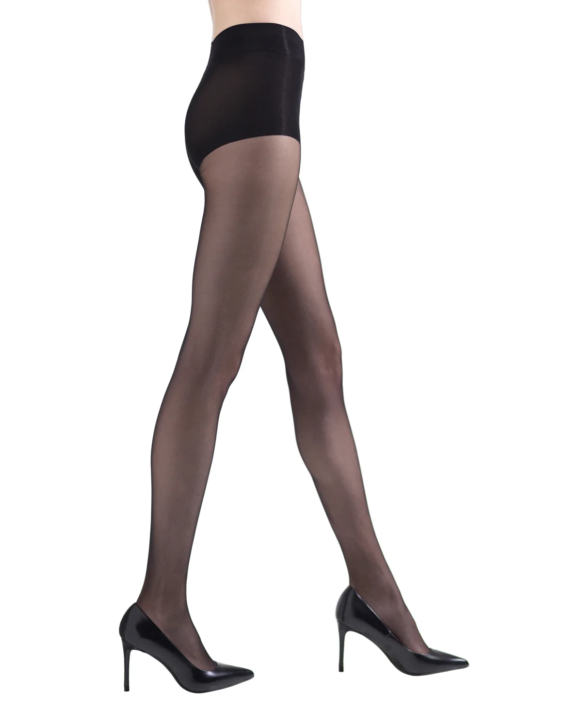 Women's Shimmer Sheer Control Top Tights – Image 4