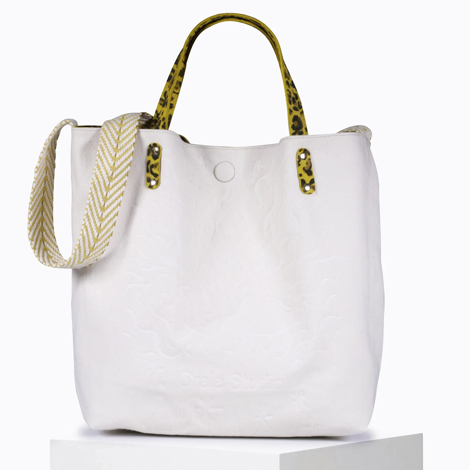 Cabas Ruban Leo Yellow – Image 3