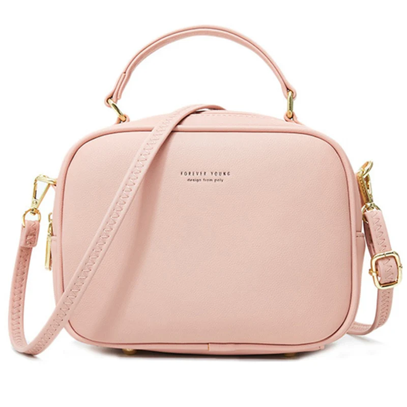 Mini sac bandoulière à double poches en Cuir PU – Image 9