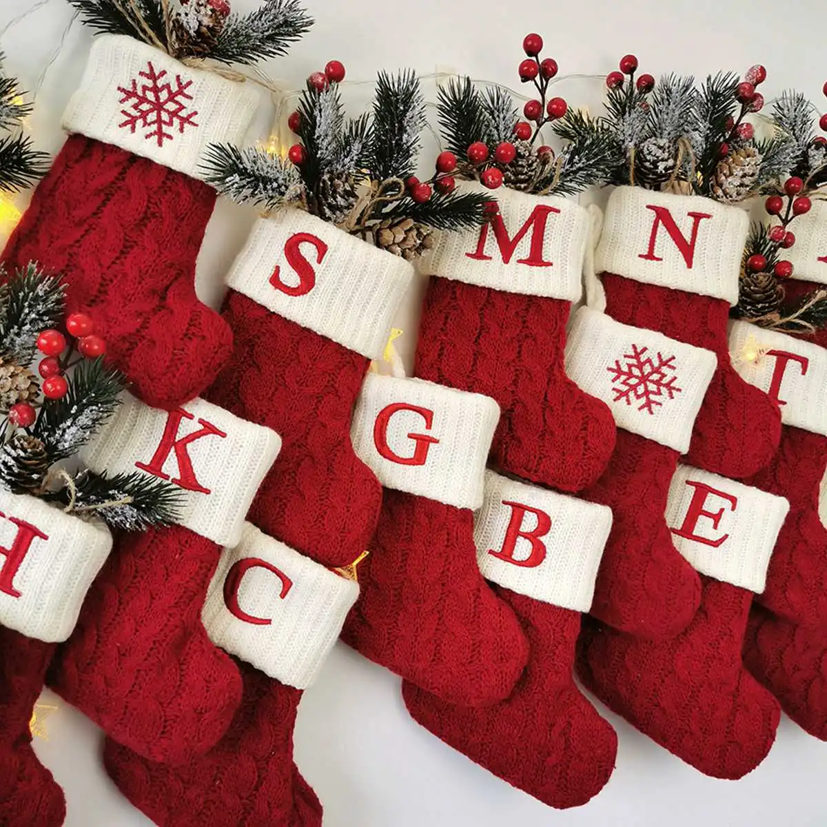 Mini Chaussettes de Noël avec initiales – Image 4