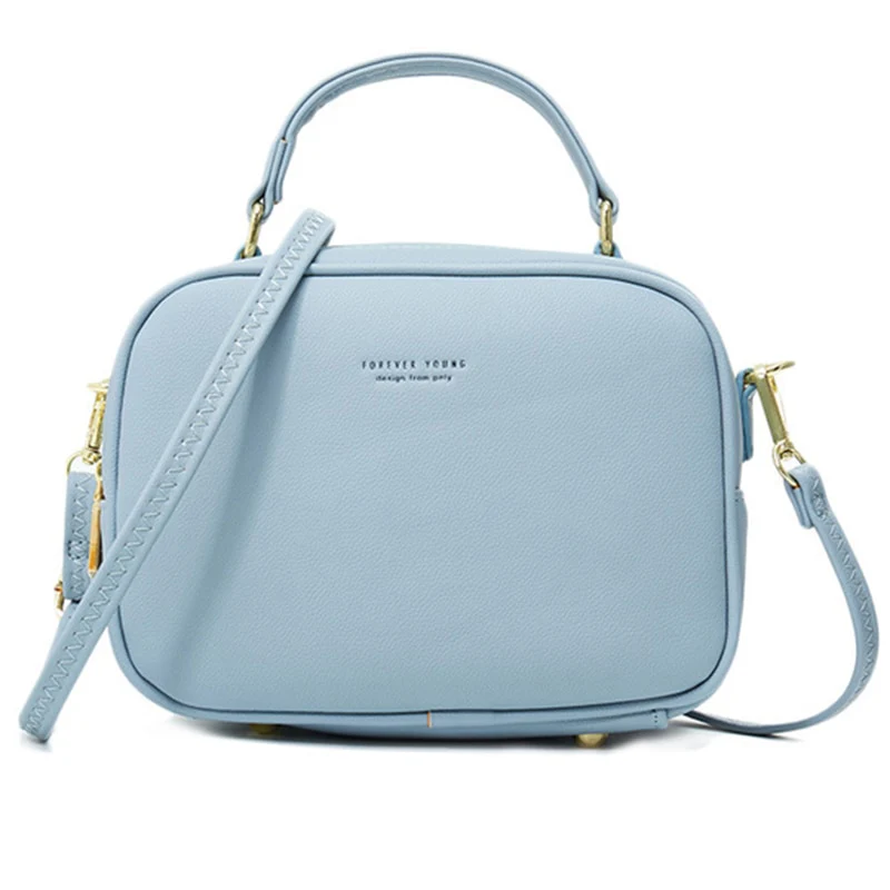 Mini sac bandoulière à double poches en Cuir PU – Image 8