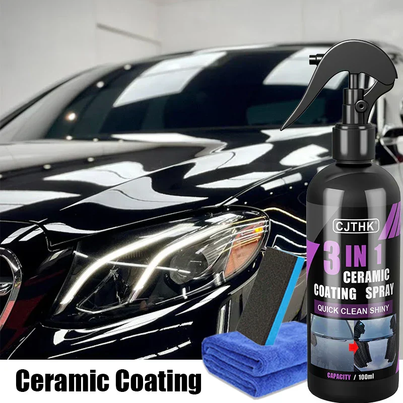 Revêtement Céramique pour Voiture 3 en 1 - Éponge + Chiffon OFFERTS – Image 2