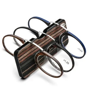 2x Lunettes de lecture portable sans branches avec étui SLIM