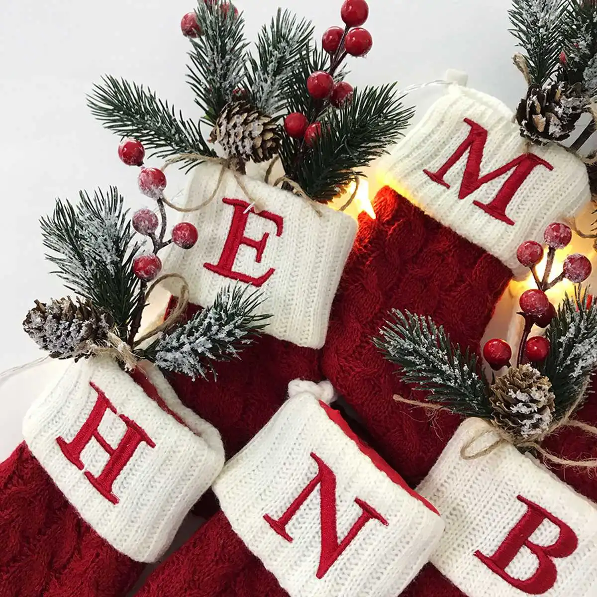 Mini Chaussettes de Noël avec initiales – Image 3