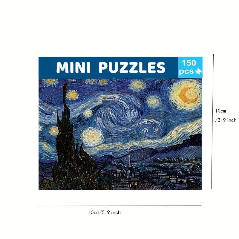 Mini Puzzle 150PCS Spécial Peintures Célèbres - Idée Cadeau – Image 4