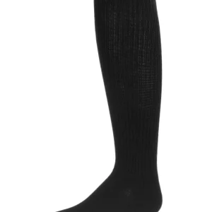 Girl's Athletic Ribbed Cotton Blend Knee High Sock