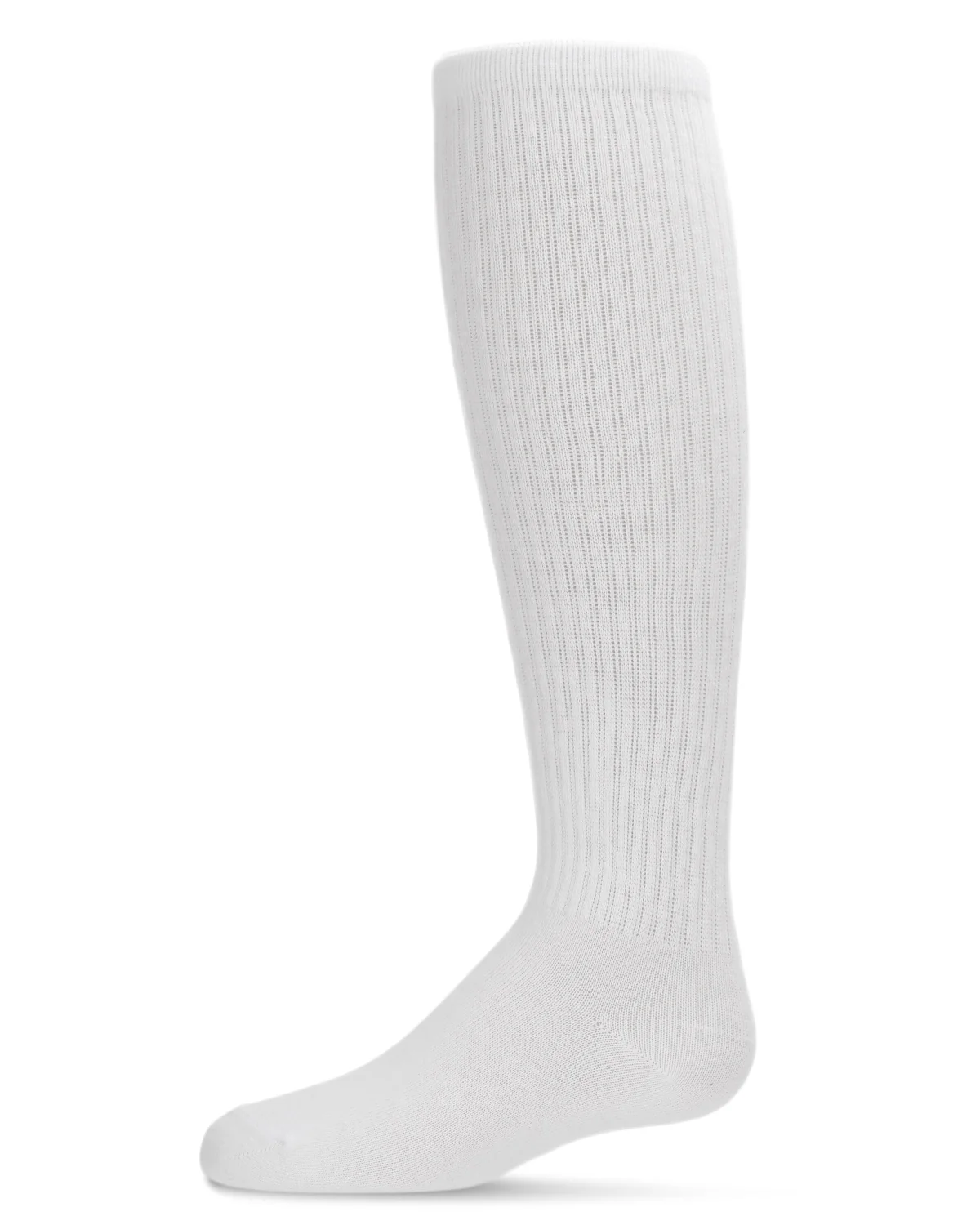 Girl's Athletic Ribbed Cotton Blend Knee High Sock – Image 8