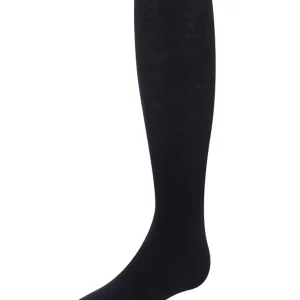 Solid Cotton Girls Sweater Tights