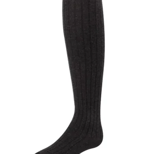 Girls' Essential Ribbed Cotton Tights