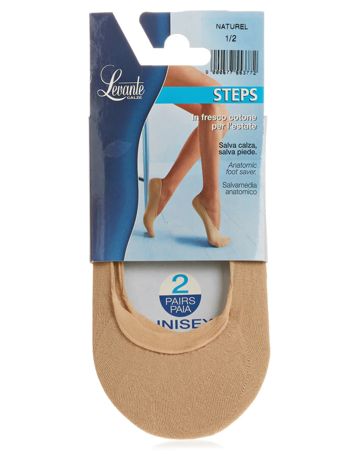 Levante Steps No-Show Low-Cut Sock Liners 2-Pack – Image 7