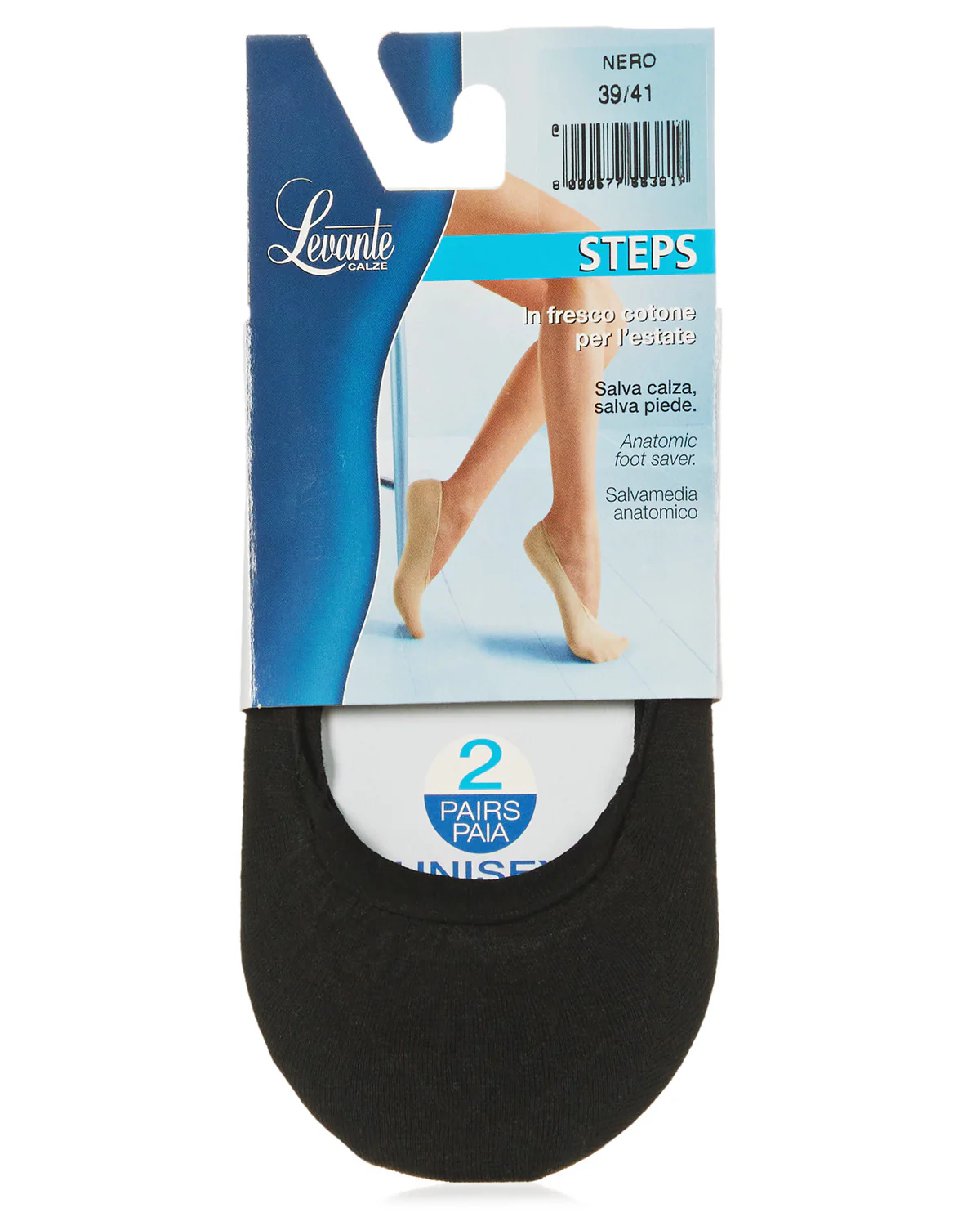 Levante Steps No-Show Low-Cut Sock Liners 2-Pack – Image 6