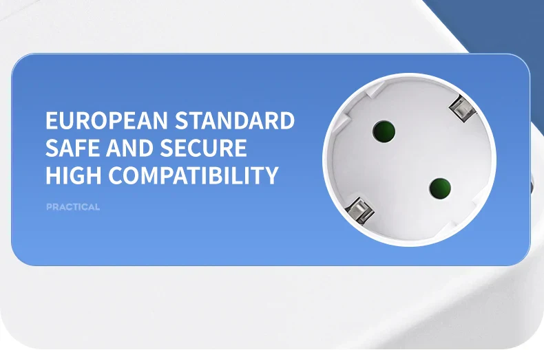 Multiprise murale 2500W - 4 Prises, 2 USB + 1 Type- C – Image 7