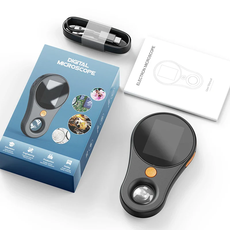 Microscope Loupe Numérique Portable 500X avec 8 LEDs Écran IPS 2 pouces – Image 9