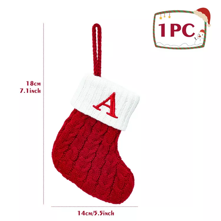 Mini Chaussettes de Noël avec initiales – Image 7