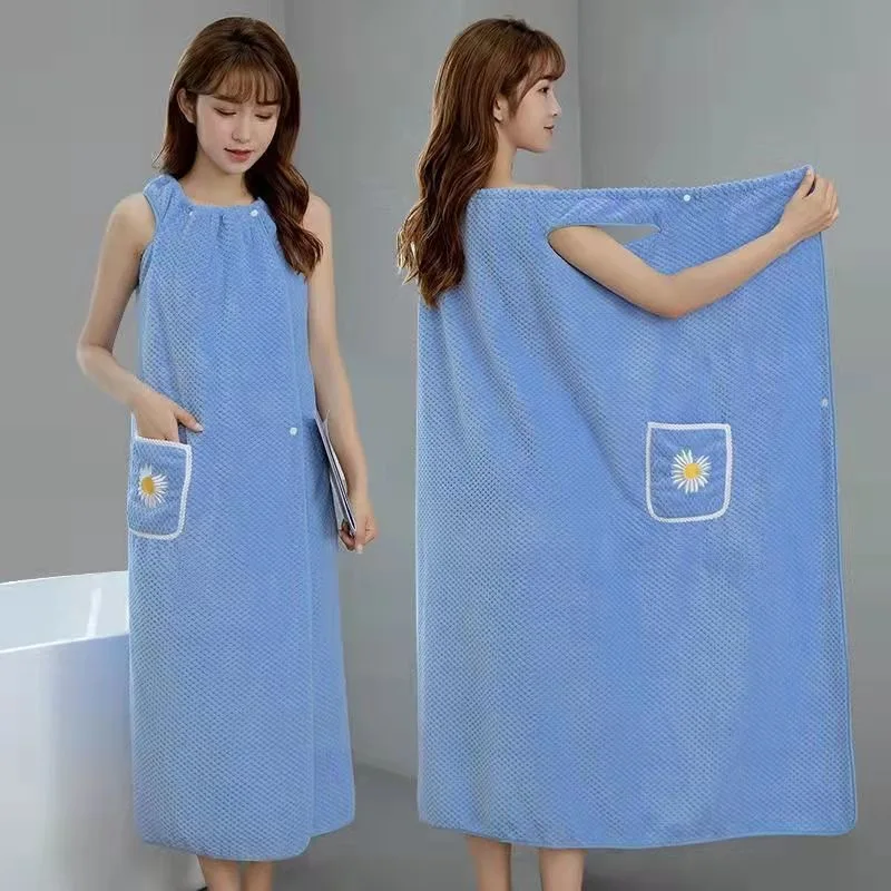 Serviette de bain Robe ULTRA Absorbante - Facile à enfiler ! – Image 3