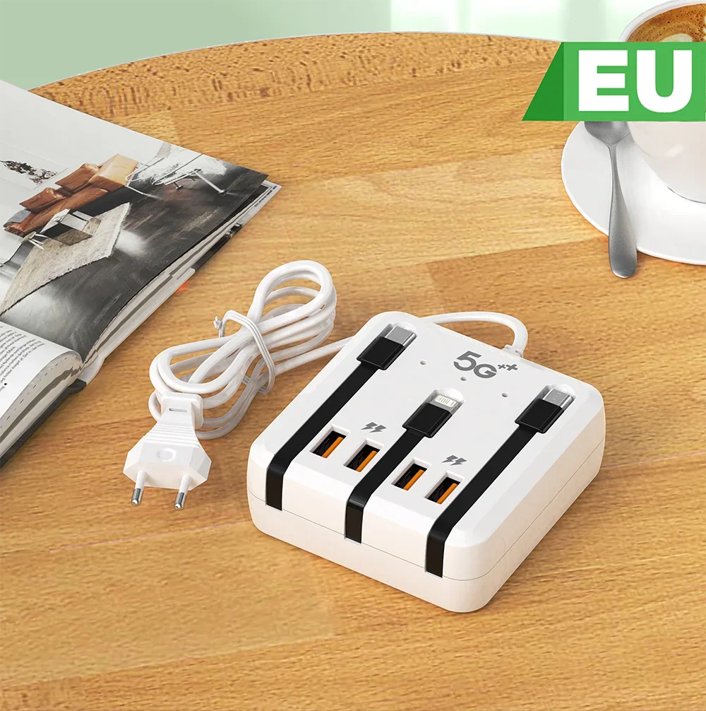 Multiprise Compacte 4 en 1 - Charge Rapide – Image 6